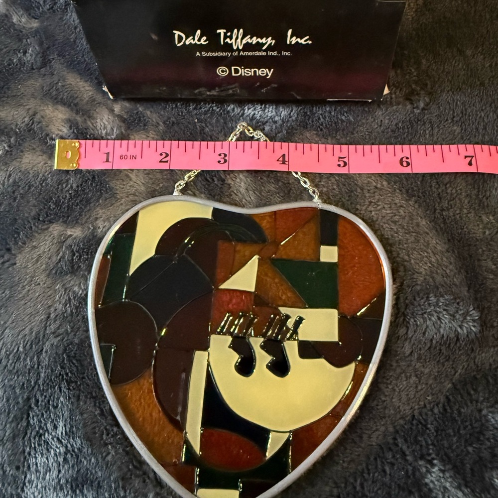 Disney Minnie Mouse Abstract Sun-catcher by Dale Tiffany Vintage 90’s Rare - Picture 3 of 4